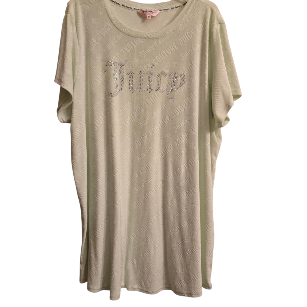 Juicy Couture Light Green Embossed Night Shirt